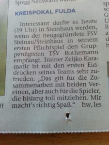 Fuldaer Zeitung vom 15.07.2016